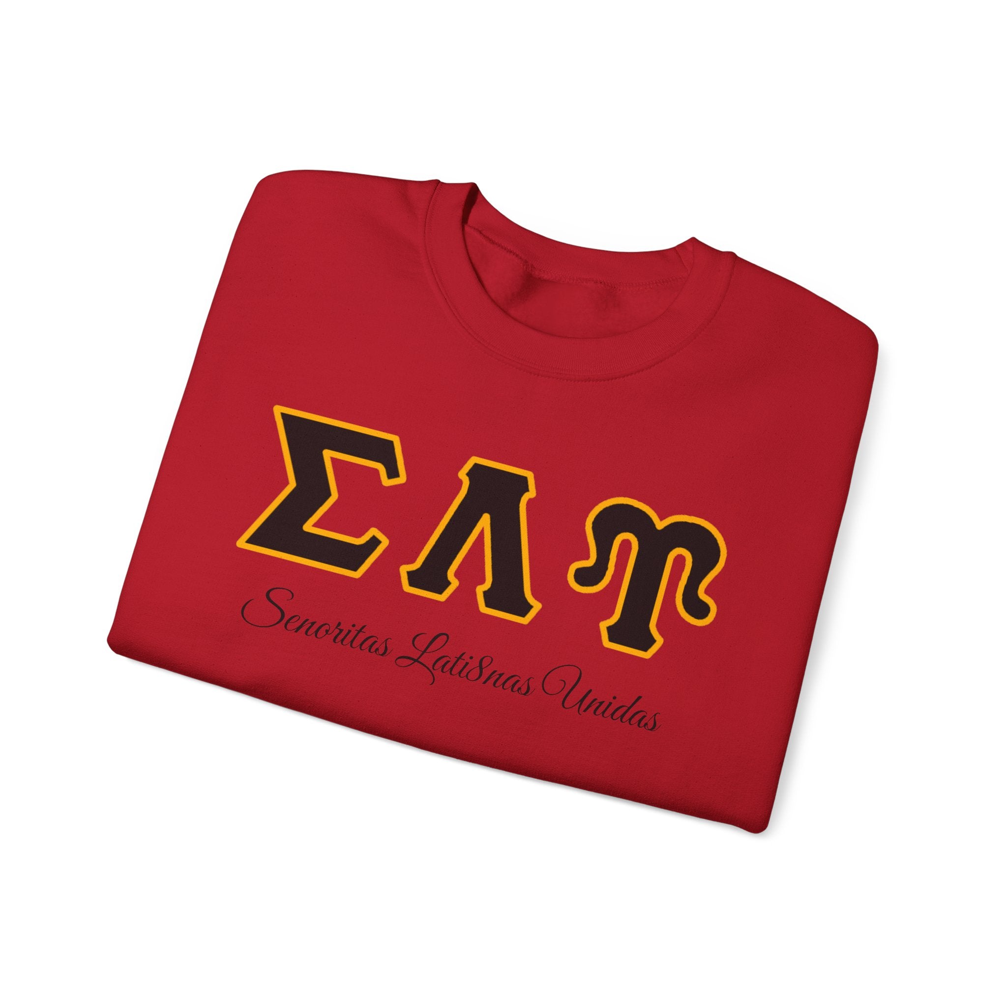 Sigma Lambda Upsilon Crest Sweatshirt | Greek Letters 1987 Fraternity Apparel