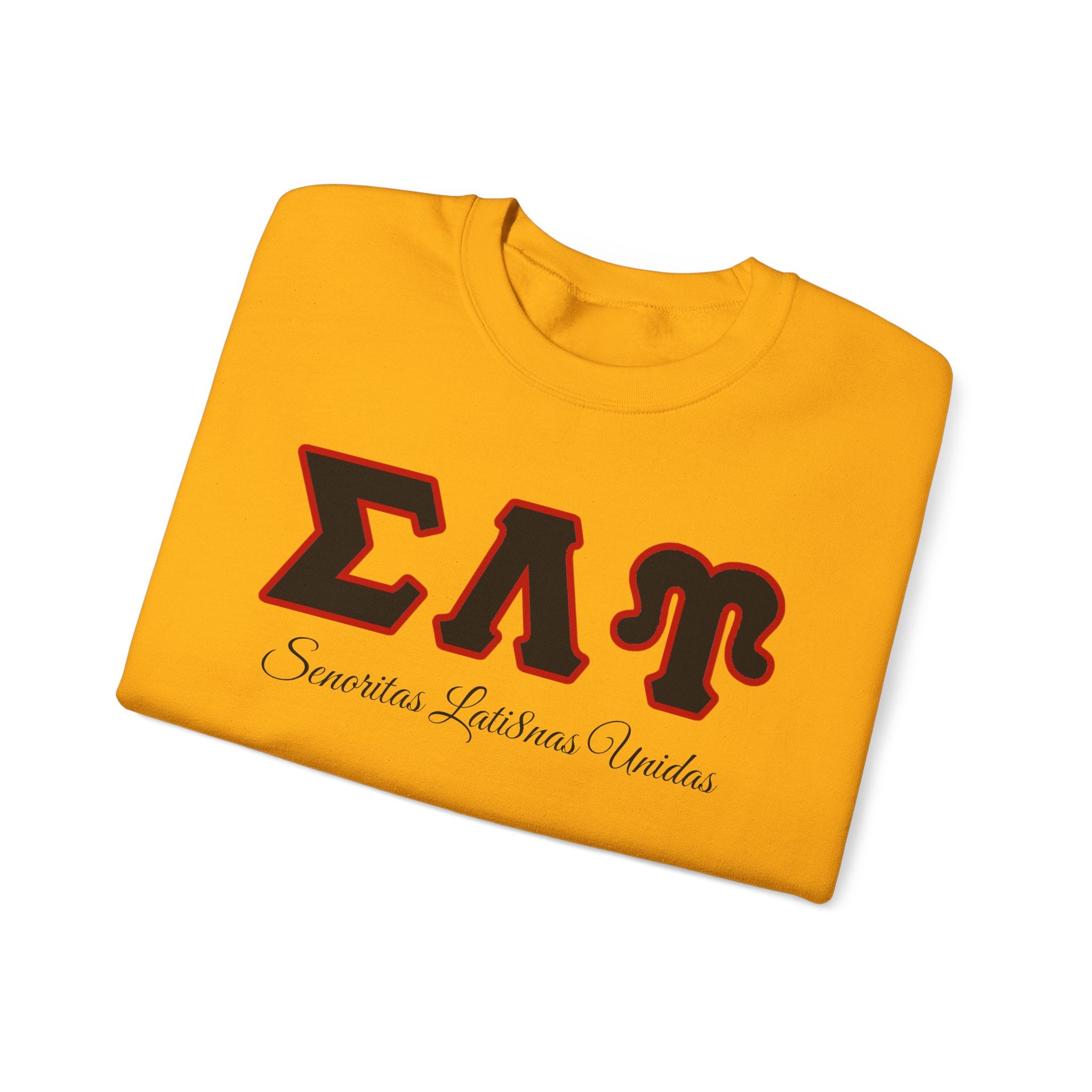 Sigma Lambda Upsilon Crest Sweatshirt | Greek Letters 1987 Fraternity Apparel
