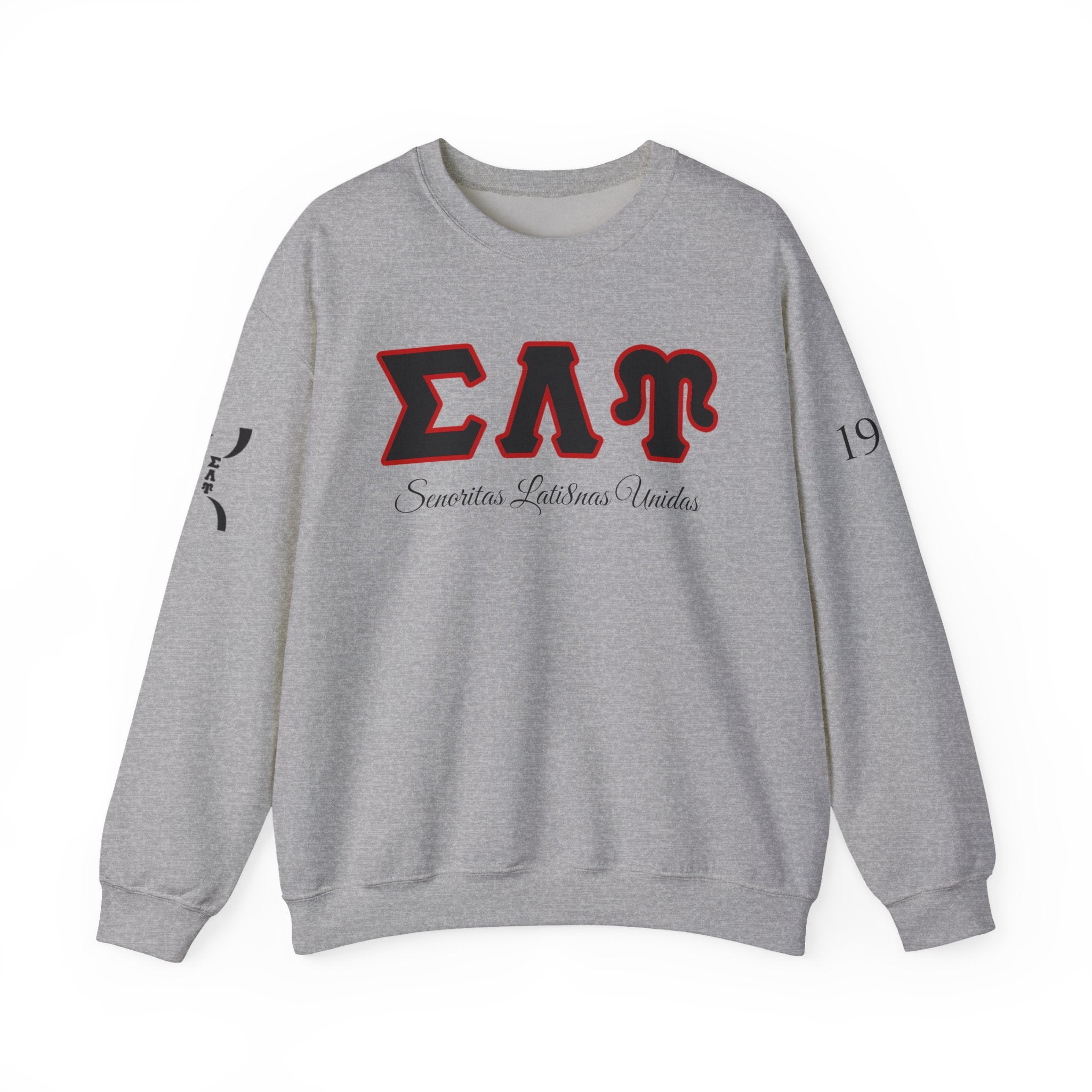 Sigma Lambda Upsilon Crest Sweatshirt | Greek Letters 1987 Fraternity Apparel