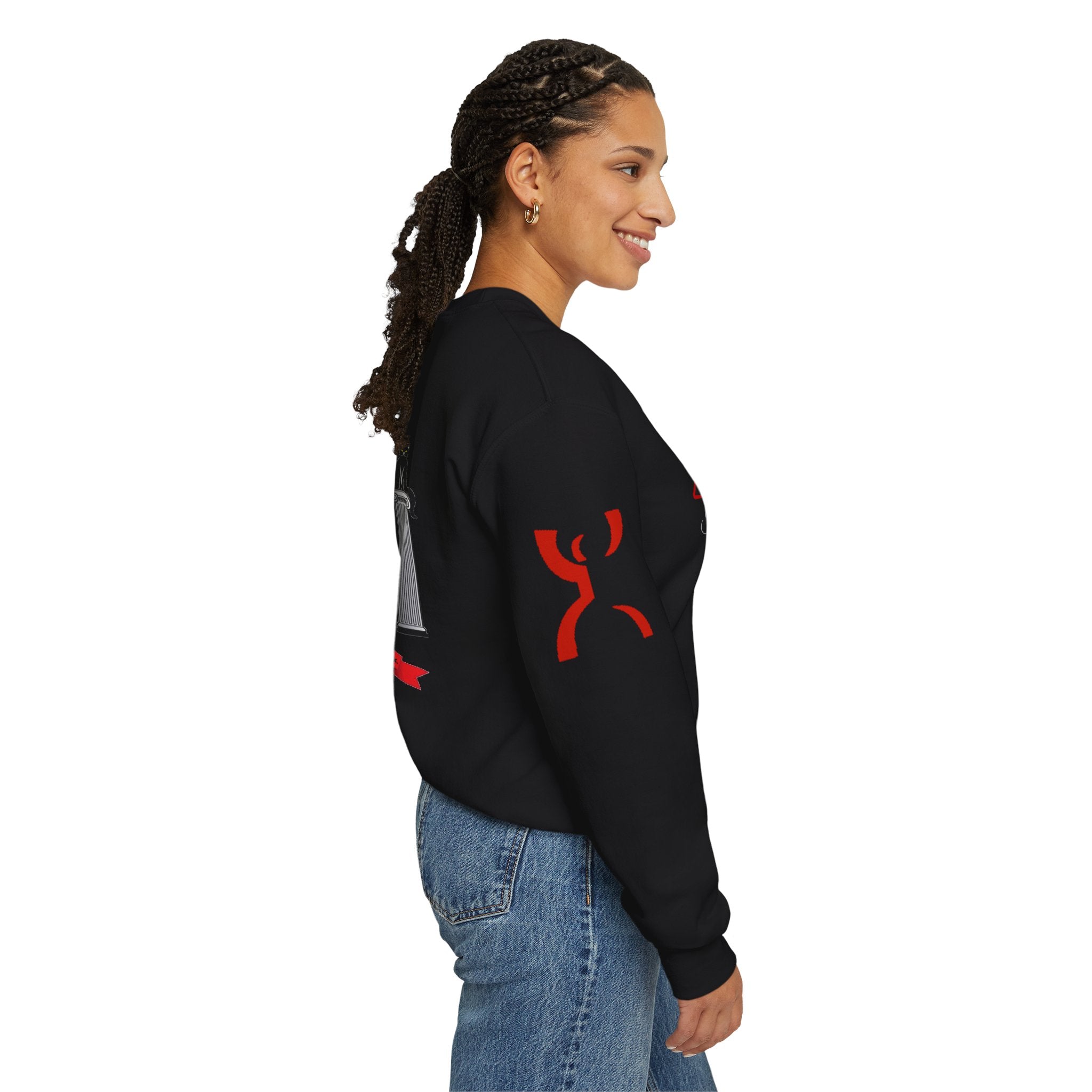 Sigma Lambda Upsilon Crest Sweatshirt | Greek Letters 1987 Fraternity Apparel