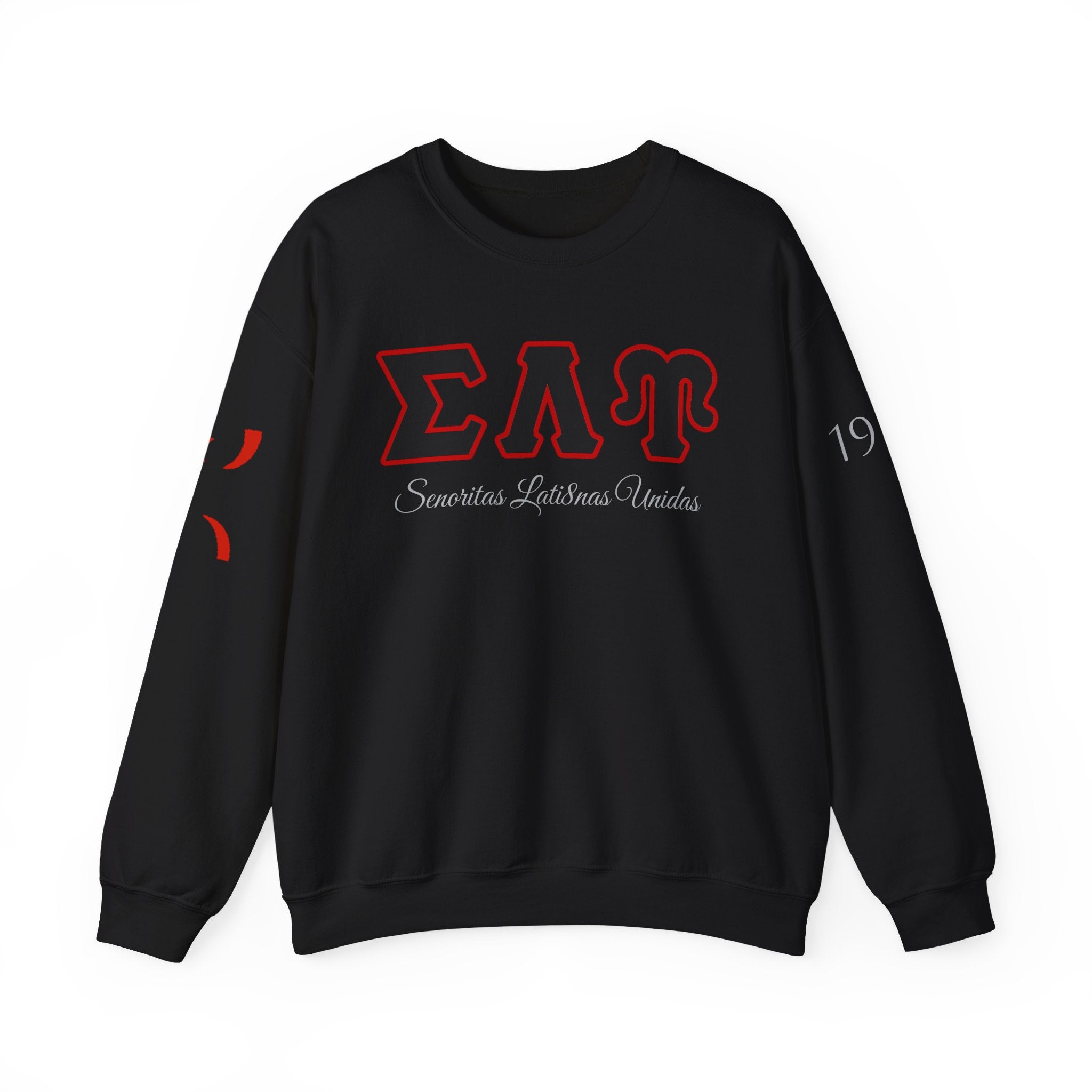 Sigma Lambda Upsilon Crest Sweatshirt | Greek Letters 1987 Fraternity Apparel